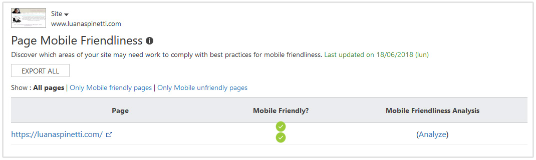 mobile friendliness